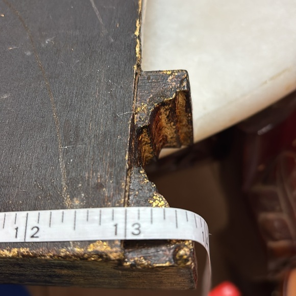 Antique ornate gold frame print of the Madonna and child - Picture 11 of 12